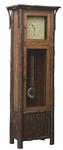 Rustic Old Country Grandfather Clock with Pendulum